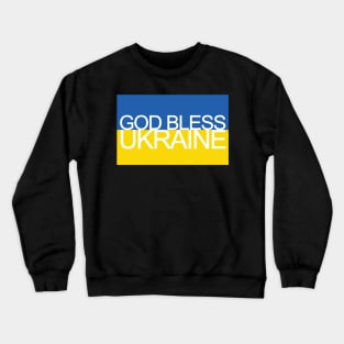 GOD BLESS UKRAINE 2 FLAG EDITION Crewneck Sweatshirt
